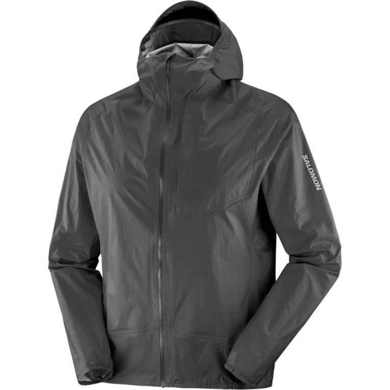 Chaquetas Shell Salomon Bonatti Impermeables Hombre Negros | MX HYQT401